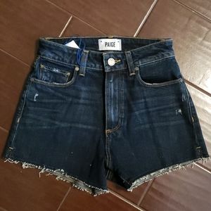 NWT Paige highrise Margot shorts size 24